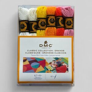 Tapestry Wool by DMC Classic Collection Twelve Multi-Color 8.7 yd Skeins NEW